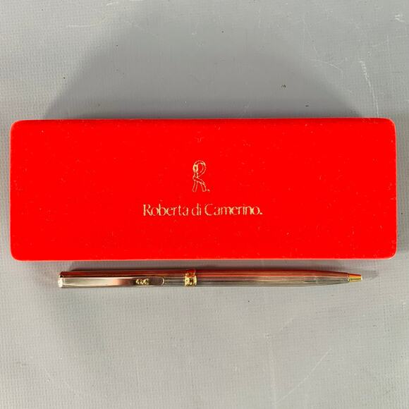 Roberta di Camerino Other - ROBERTA DI CAMERINO Vintage Silver Gold Tone Ball Point Pen